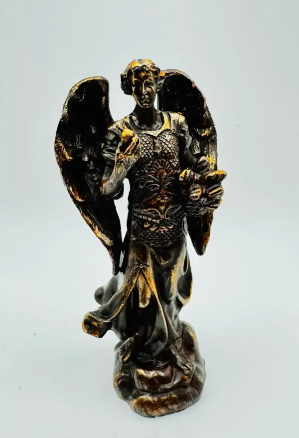 Figura Arcangel San Barachiel Bronce 12cm