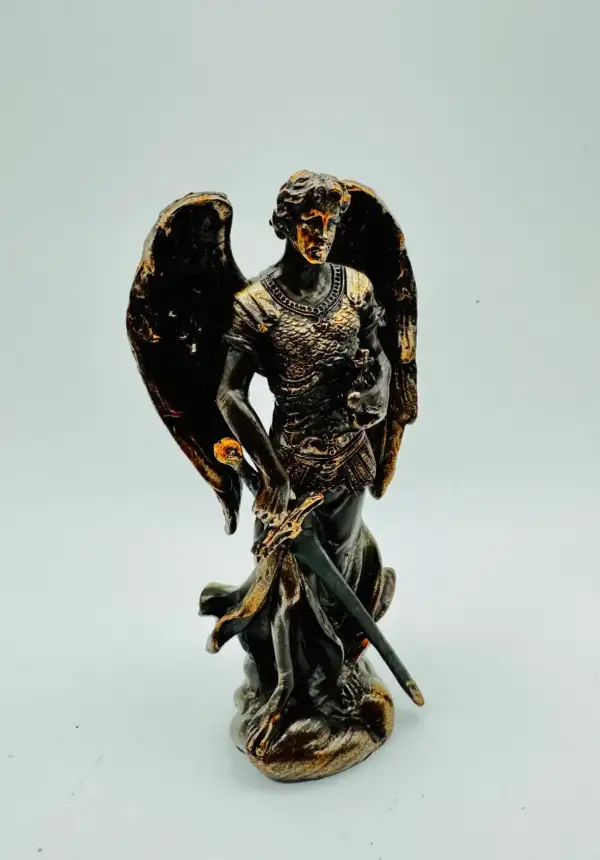 Figura Arcangel San Jegudiel Bronce 12cm