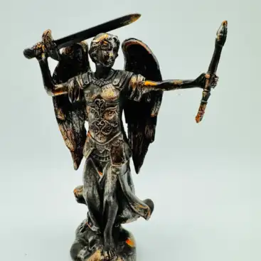 Figura Arcangel San Miguel Bronce 12cm