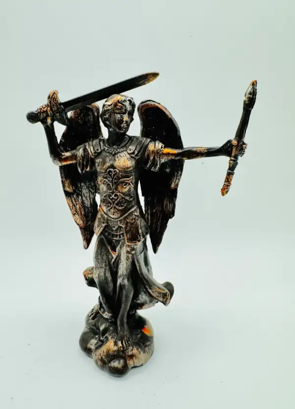 Figura Arcangel San Miguel Bronce 12cm