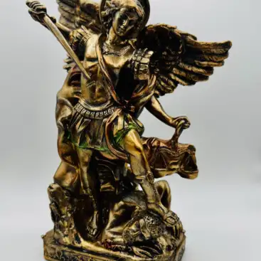 Figura Arcangel San Miguel Bronce 27cm