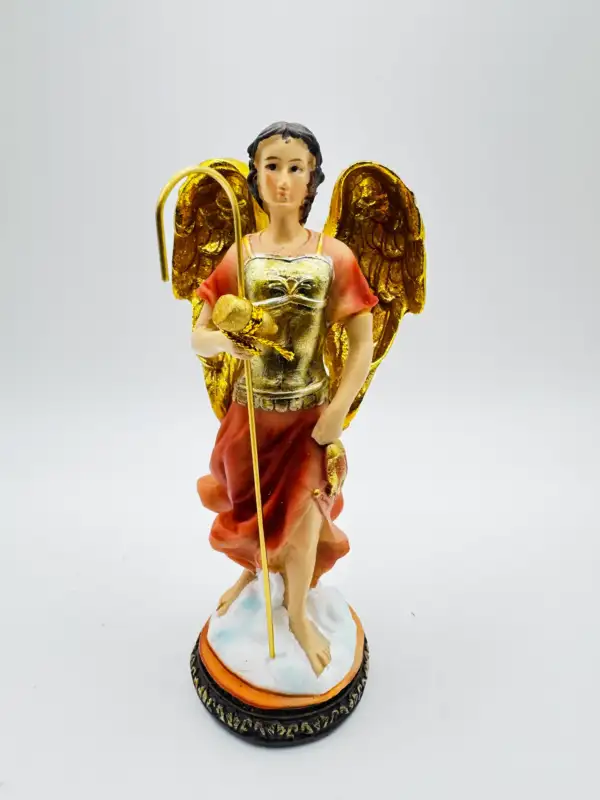 Figura Arcangel San Rafael Armadura 13cm