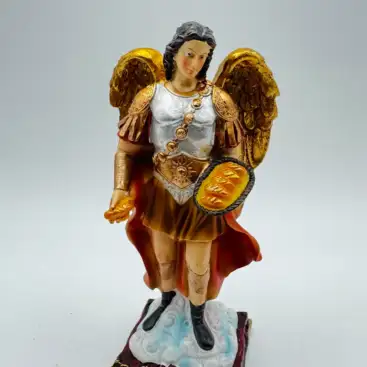 Figura Arcangel San Chamuel Armadura 13cm