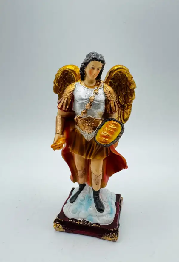 Figura Arcangel San Chamuel Armadura 13cm