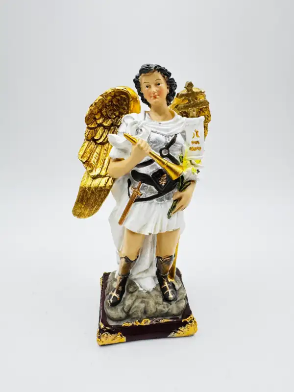Figura Arcangel San Gabriel Armadura 13cm