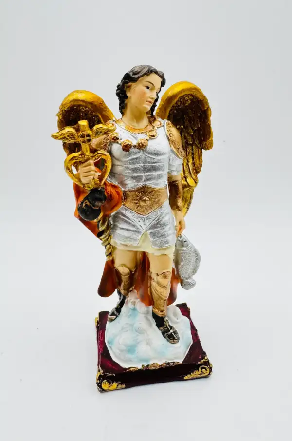 Figura Arcangel Rafael Armadura 13cm