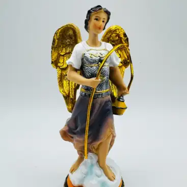 Figura Arcangel San Seatiel Armadura 13cm