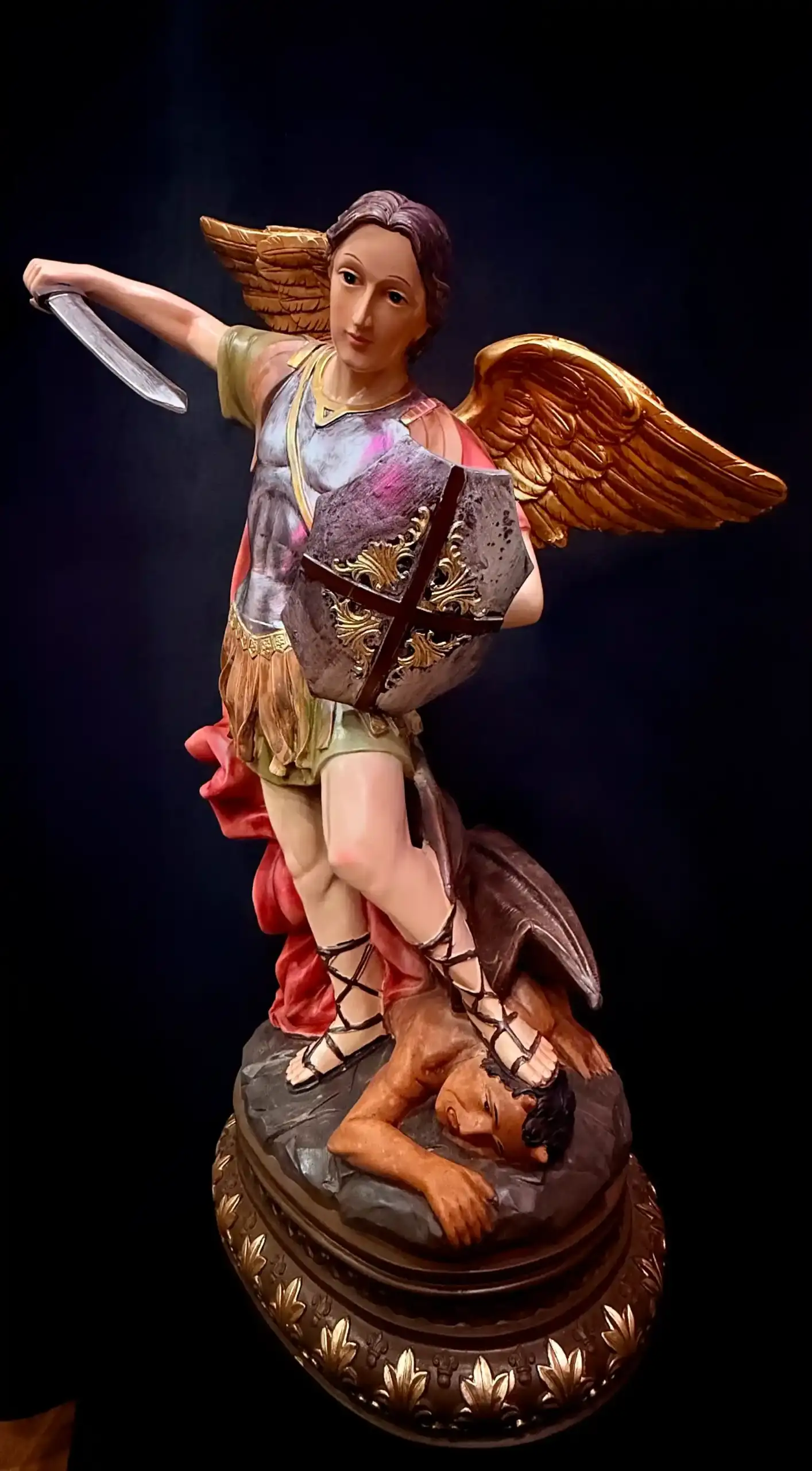 Figura Arcangel Miguel 60cm - Imagen 3
