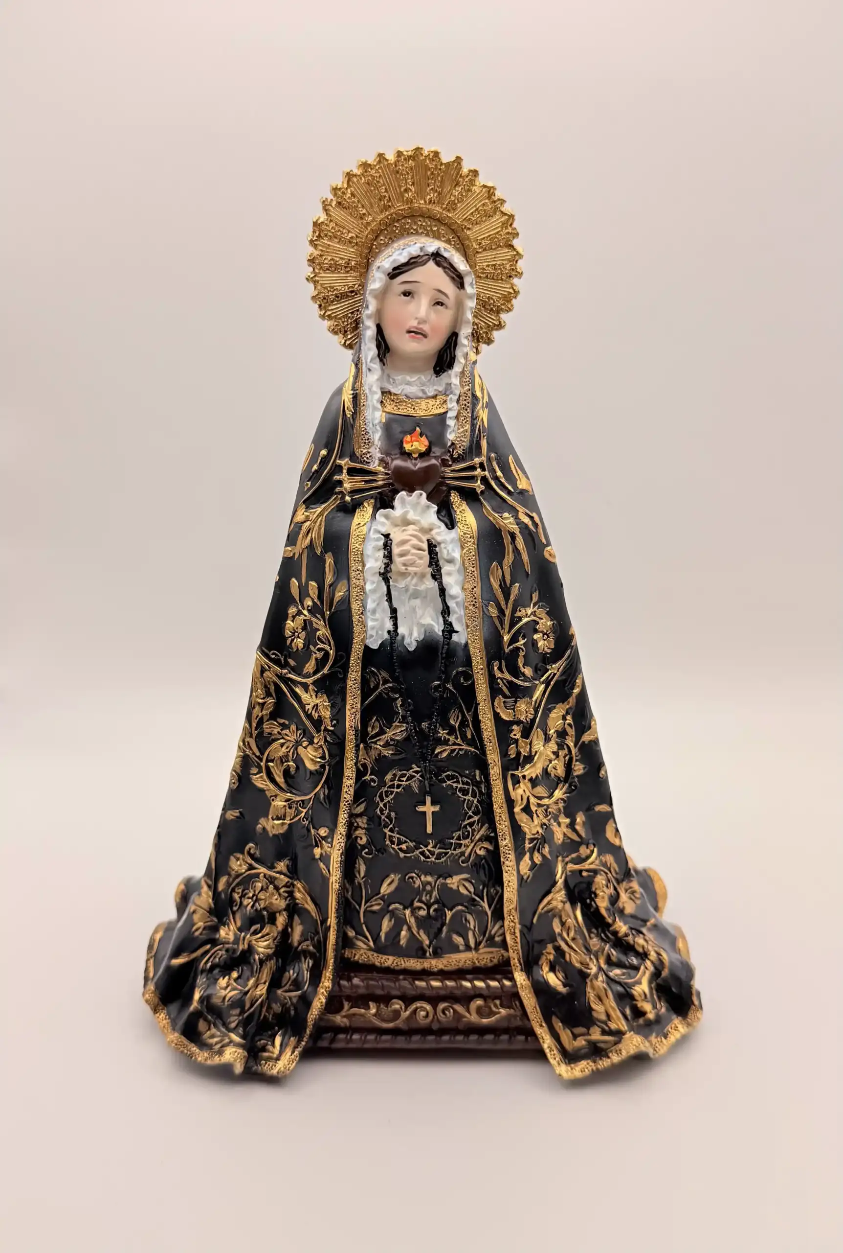 Figura Virgen La Dolorosa 25cm