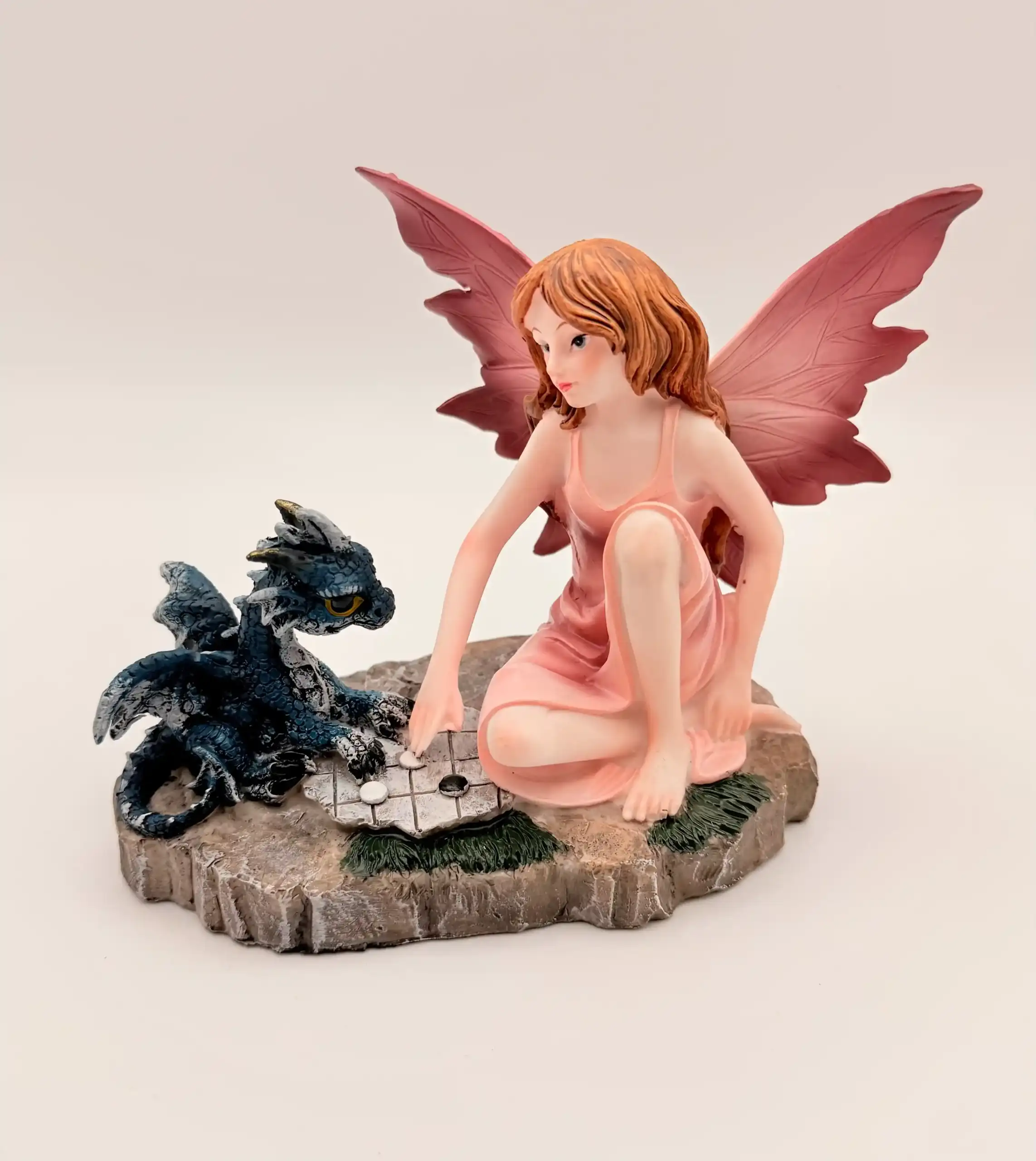 Figura Hada Con Dragon 12cm