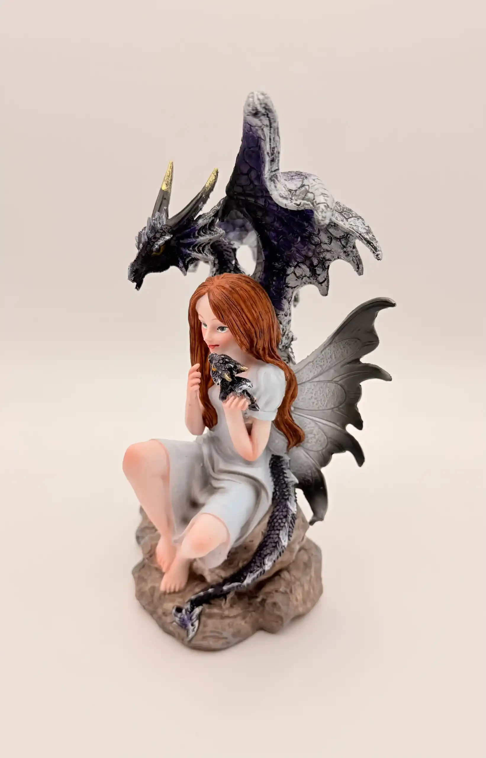 Figura Hada Con Dragon 20cm - Imagen 3