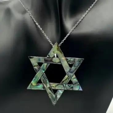 Colgante Broche Estrella De David Nacar