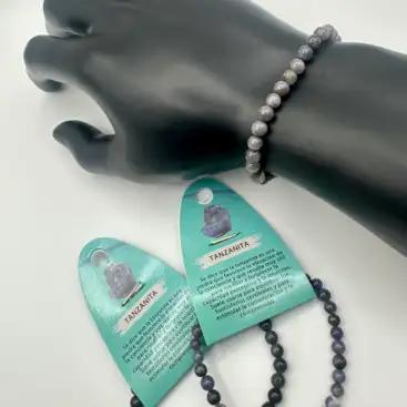 Pulsera Tanzanita 6 mm
