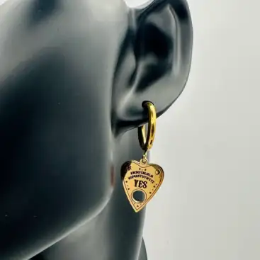 Pendientes Ouija Acero Dorado