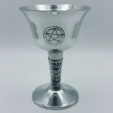 Caliz De Metal Pentagrama