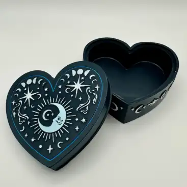 Caja Corazon Fases Lunares