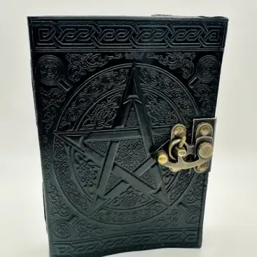 Cuaderno De Cuero Negro Pentagrama