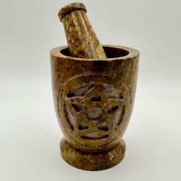 Mortero De Piedra Pentagrama