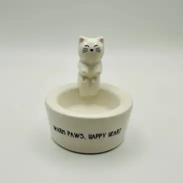 Portavelas Gato Blanco