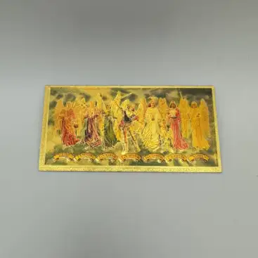 Billete Dorado Mini 7 Arcangeles