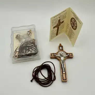 San Benito Cruz Madera Cuerda