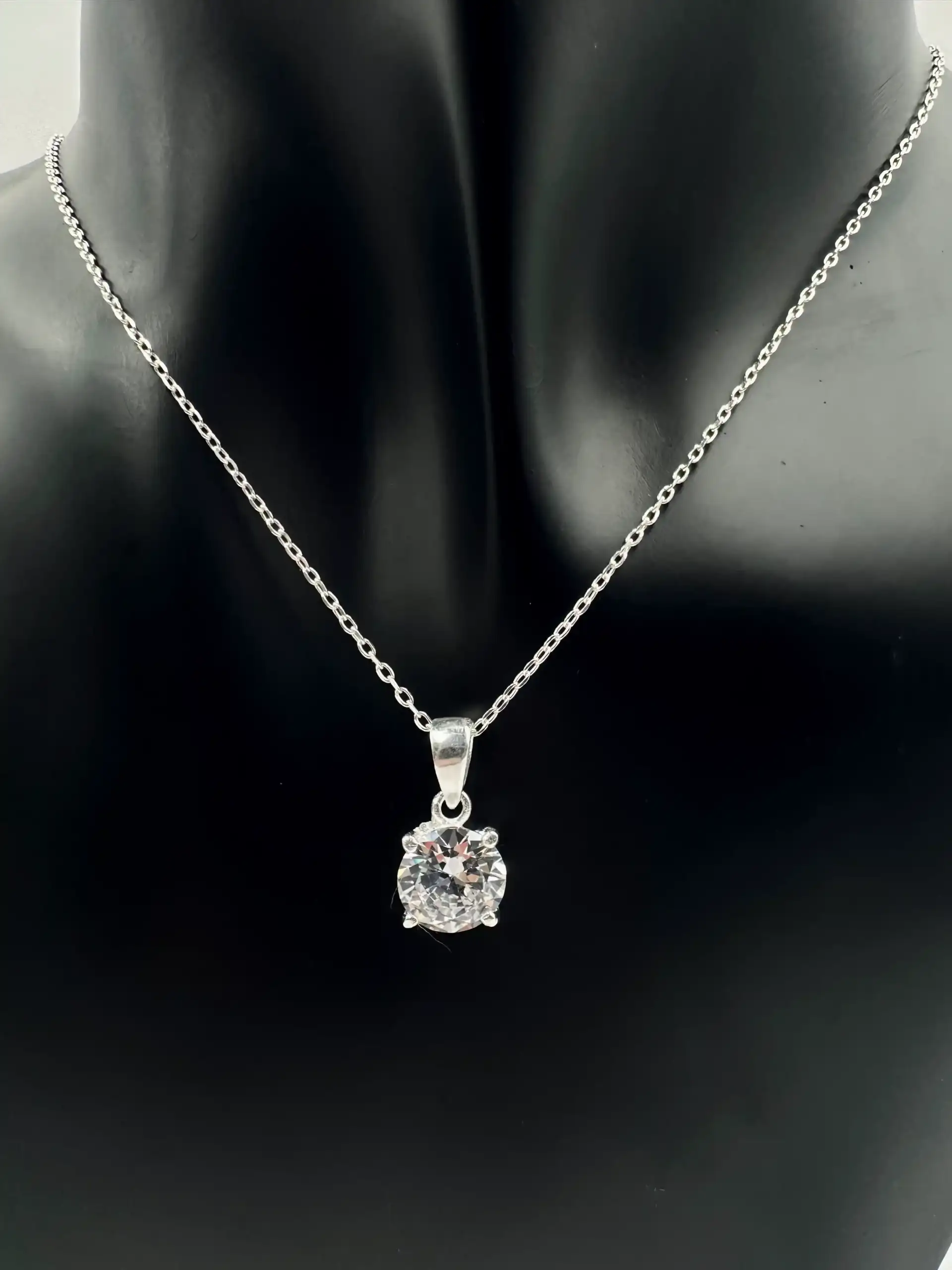 Colgante Cuarzo Maestro Facetado Redondo Plata De Ley