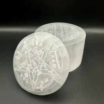 Joyero Selenita Tetragramaton