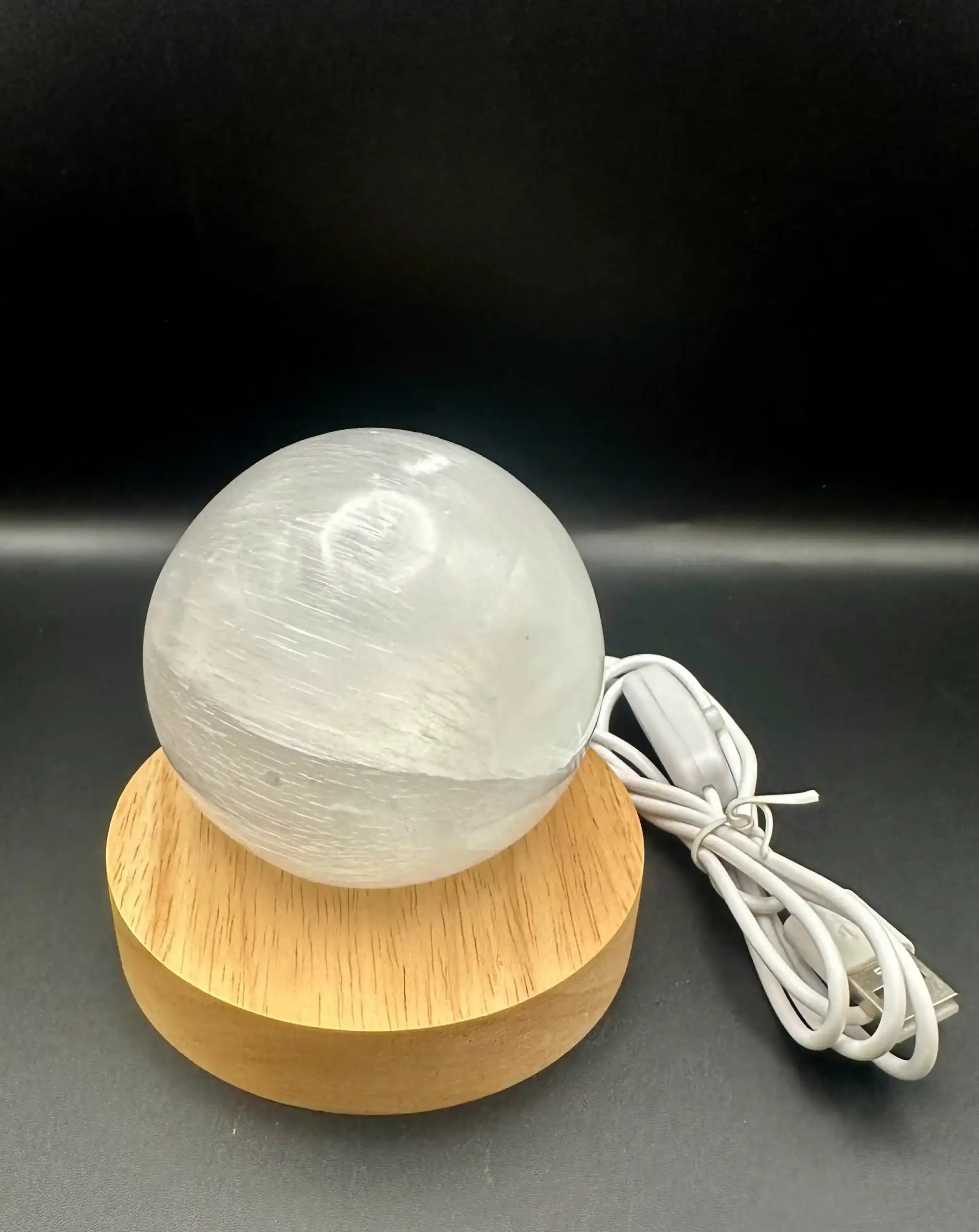 Lampara Esfera Selenita