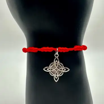 Pulsera 7 Nudos Con Nudo De Bruja Grande