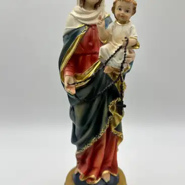 Figura Virgen Del Rosario 22 Cm