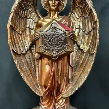 Figura Arcangel Metatron Bronce 40 Cm