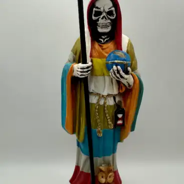 Figura Santisima Muerte Multicolor 30 cm