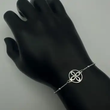 Pulsera Sigilo Plata De Ley