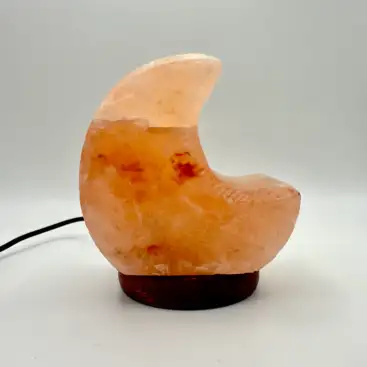 Lampara De Sal Del Himalaya Luna Led