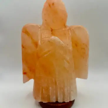 Lampara De Sal Del Himalaya Angel De La Guarda