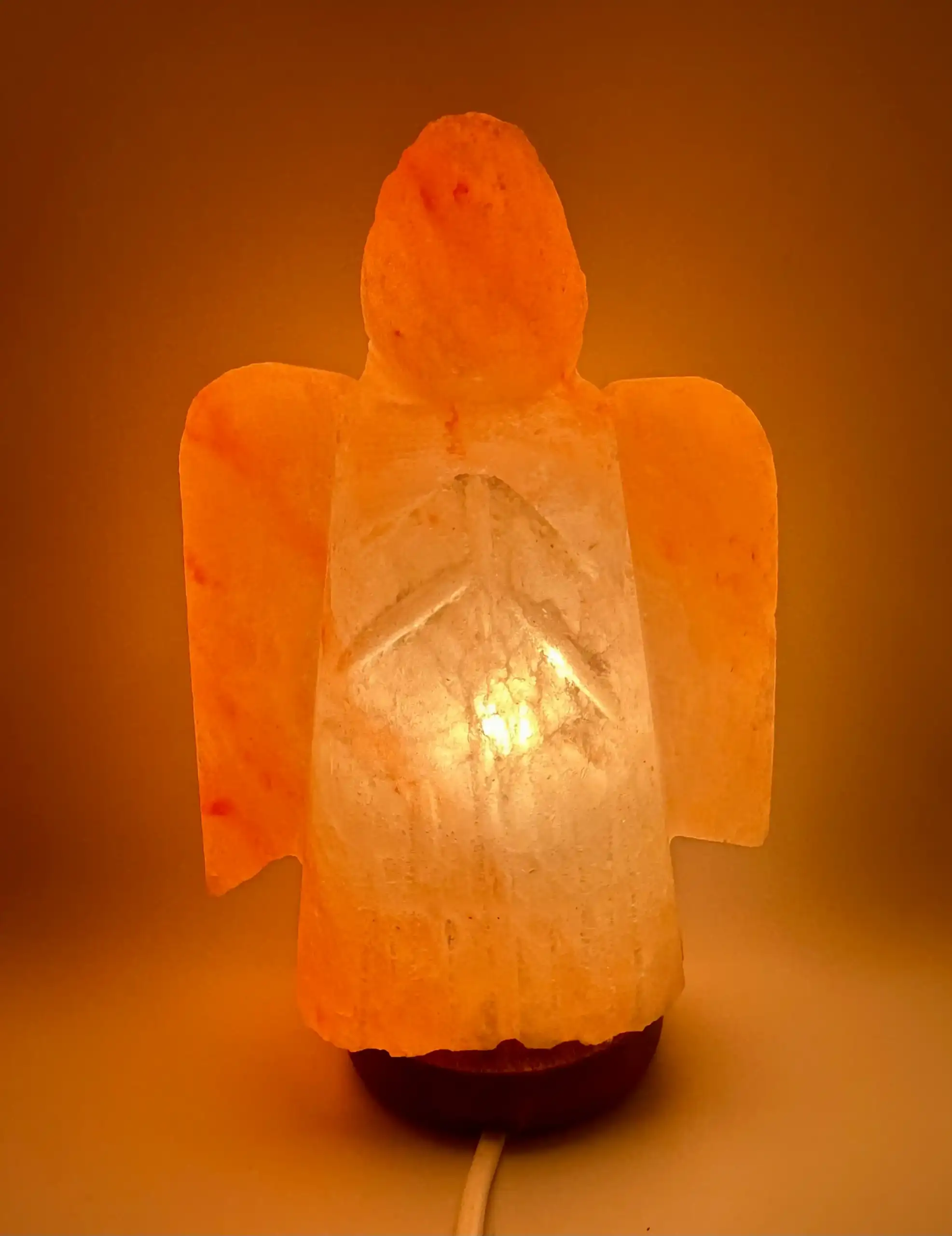 Lampara De Sal Del Himalaya Angel De La Guarda - Imagen 2