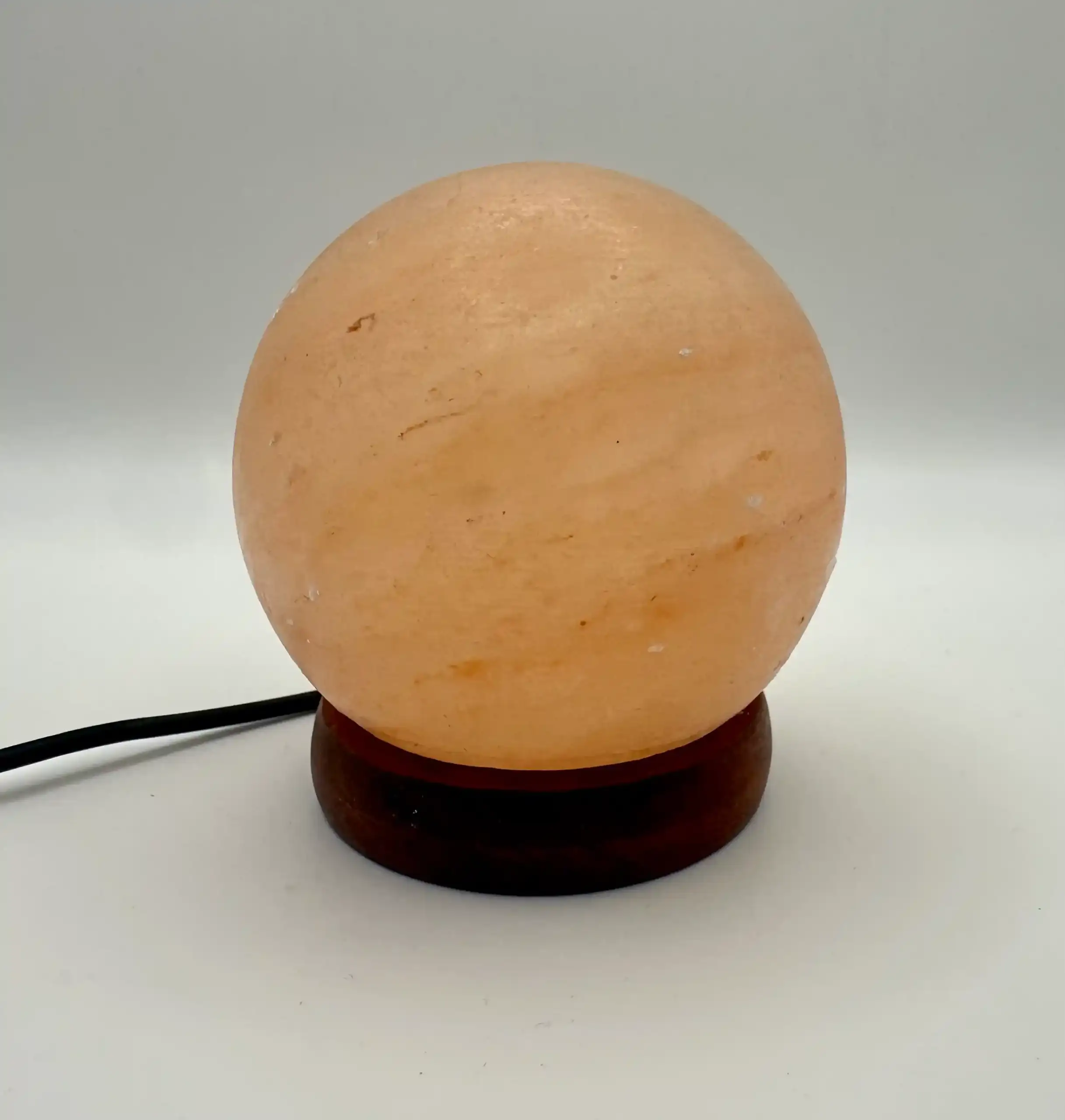 Lampara De Sal Del Himalaya Esfera Led