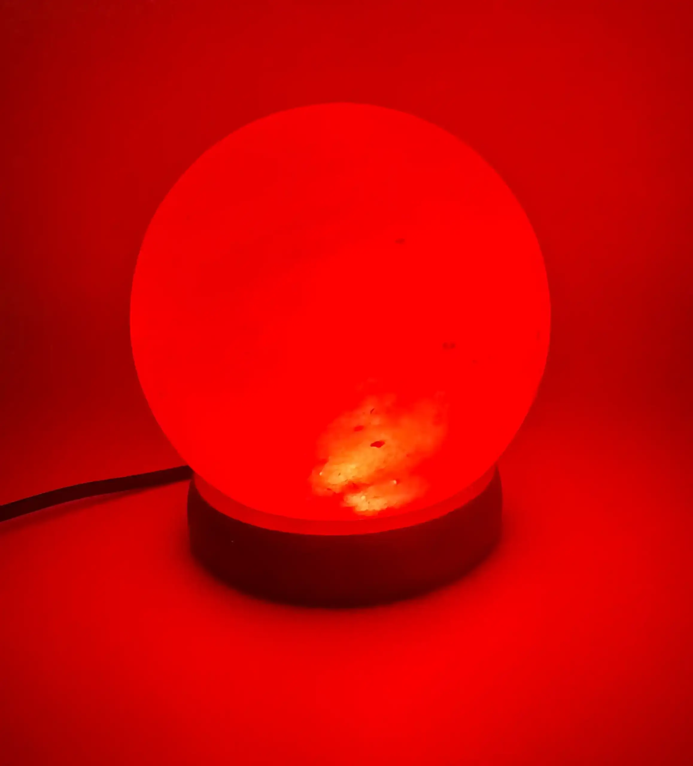 Lampara De Sal Del Himalaya Esfera Led - Imagen 6
