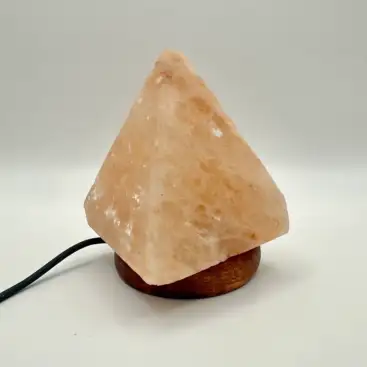 Lampara De Sal Del Himalaya Piramide Led