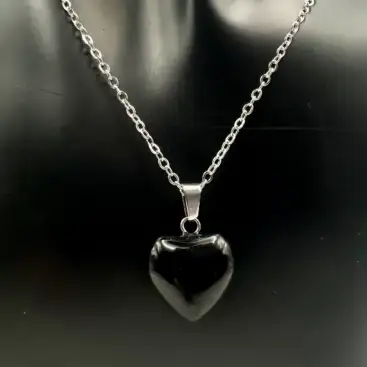 Colgante Corazon Pequeño Onix