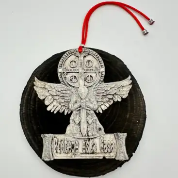 Amuleto Arcangel Y San Benito Protege Esta Casa