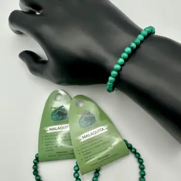 Pulsera Malaquita 5mm