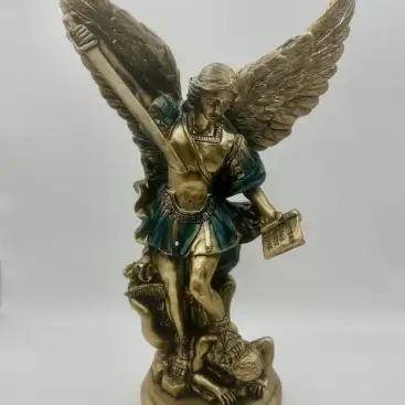 Figura Arcangel Miguel Azul 30cm
