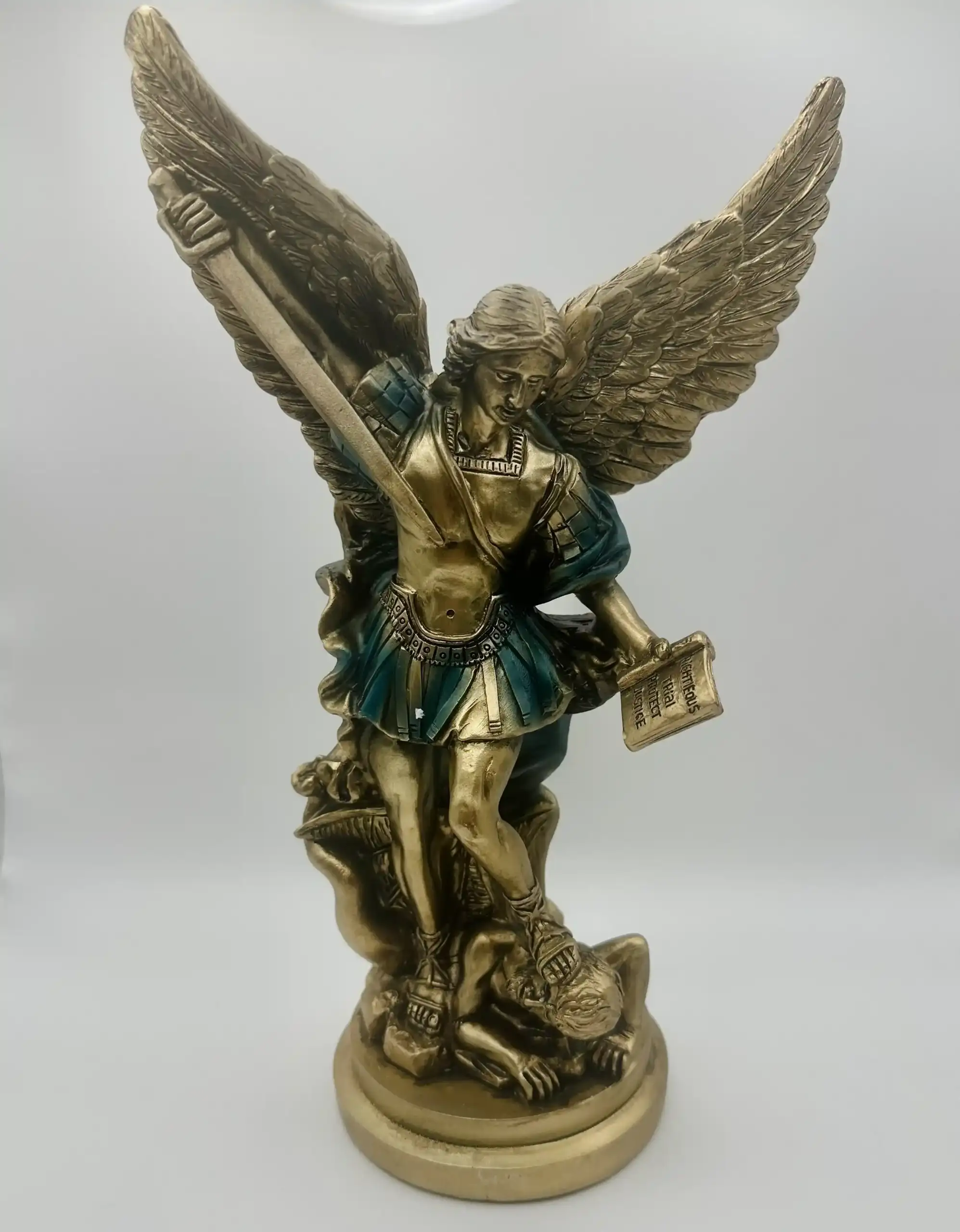 Figura Arcangel Miguel Azul 30cm