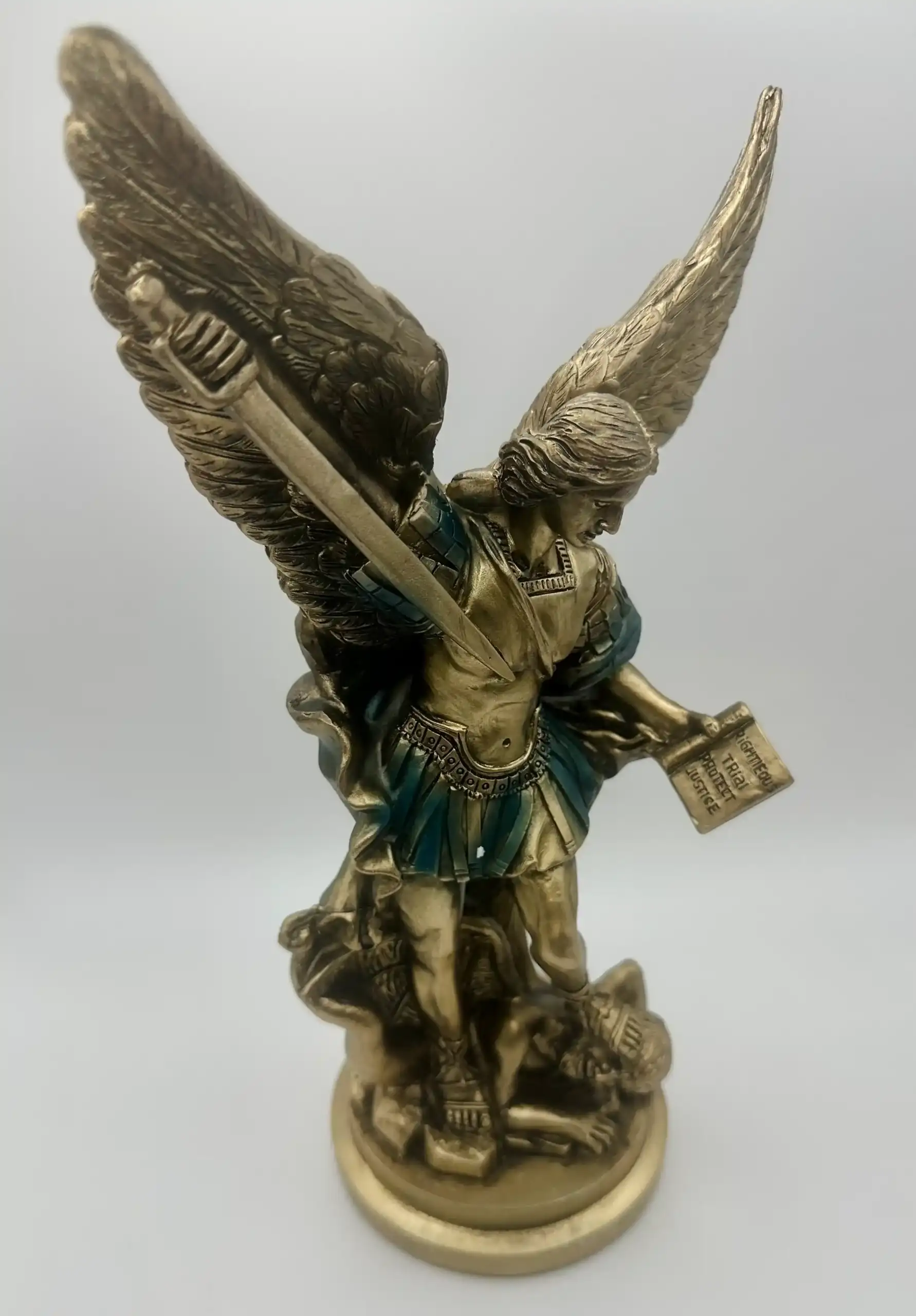 Figura Arcangel Miguel Azul 30cm - Imagen 2