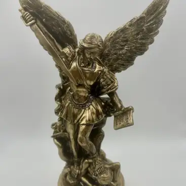 Figura Arcangel Miguel Bronce 30cm