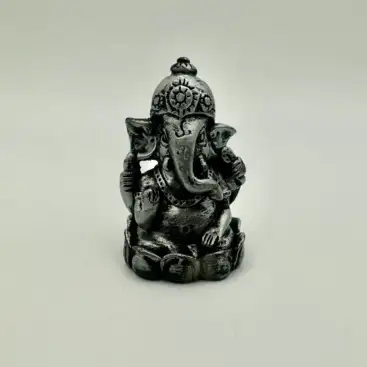 Figura Ganesh Mini Plateada 6cm