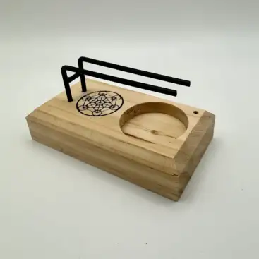 Porta Sahumerio Madera Metatron