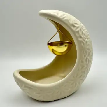 Quemador Luna Creciente Blanco