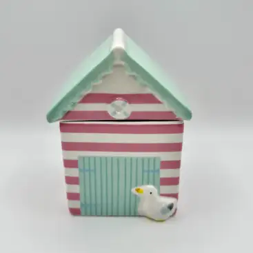 Quemador Caseta De Playa En Tonos Pastel